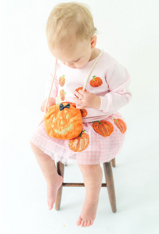 Sequin Pumpkin Sweatshirt