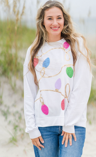 Sparkle String Light Sweatshirt