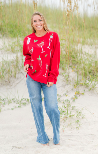 Sparkle Cocktail Sweatshirt