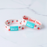 Tap To Pray® Kingfolk Series Wristband – Bear Good Fruit (detail view 3)