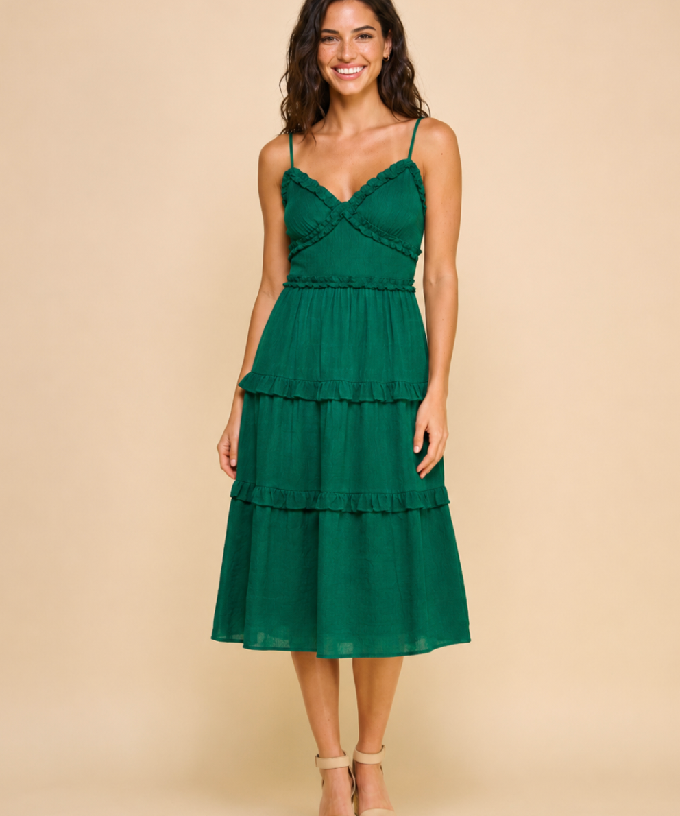 Coastal Haze Midi Dress