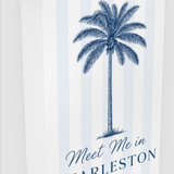 Meet Me in Charleston Striped Palm Matchbox