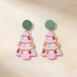 Palm Beach Holiday Tree Earrings