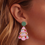 Palm Beach Holiday Tree Earrings