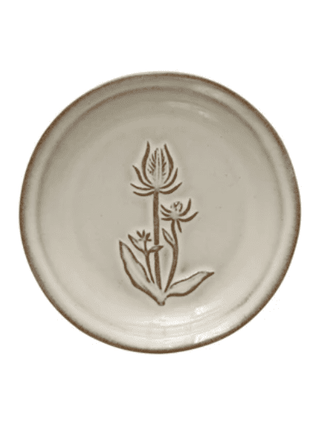 Embossed Flower Dish