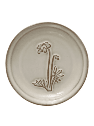 Embossed Flower Dish