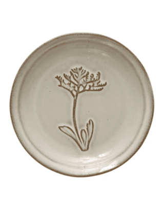 Embossed Flower Dish