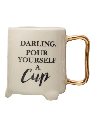 Funny Gold Handle Mug Darling