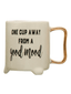 Funny Gold Handle Mug Good Mood