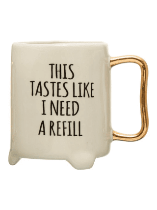 Funny Gold Handle Mug Refill