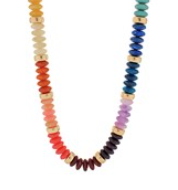 Multi-Color Beaded Necklace