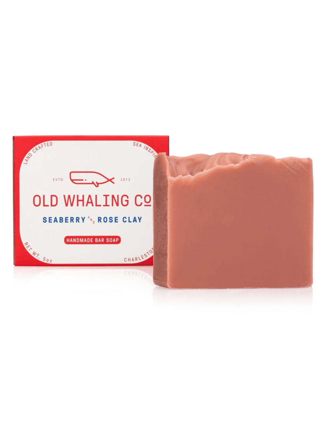 Seaberry and Rose Clay Old Whaling Co. Bar Soap