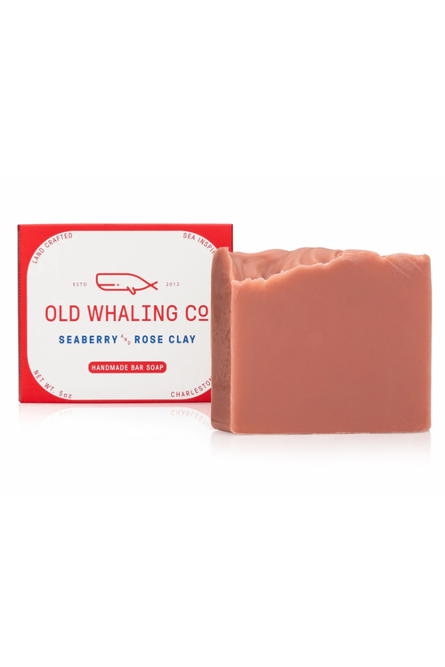Seaberry and Rose Clay Old Whaling Co. Bar Soap