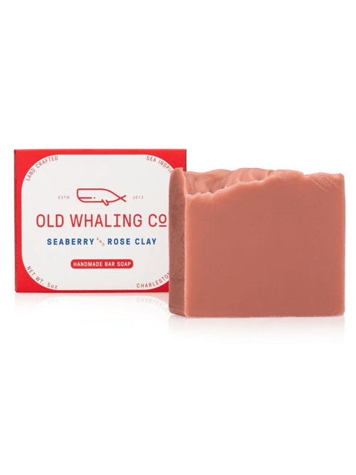 Seaberry and Rose Clay Old Whaling Co. Bar Soap