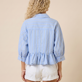 Seabrook Ruffle Button Down