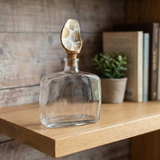 Seashell Glass Decorative Bottle