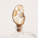 Seashell Glass Decorative Bottle (detail view 2)