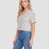 Seashell Breeze Button Top (detail view 2)