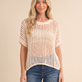 Seaside Crochet Sweater