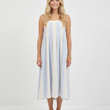 Seaside Stripe Midi Dress