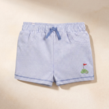 Seersucker Golf Swim Trunks