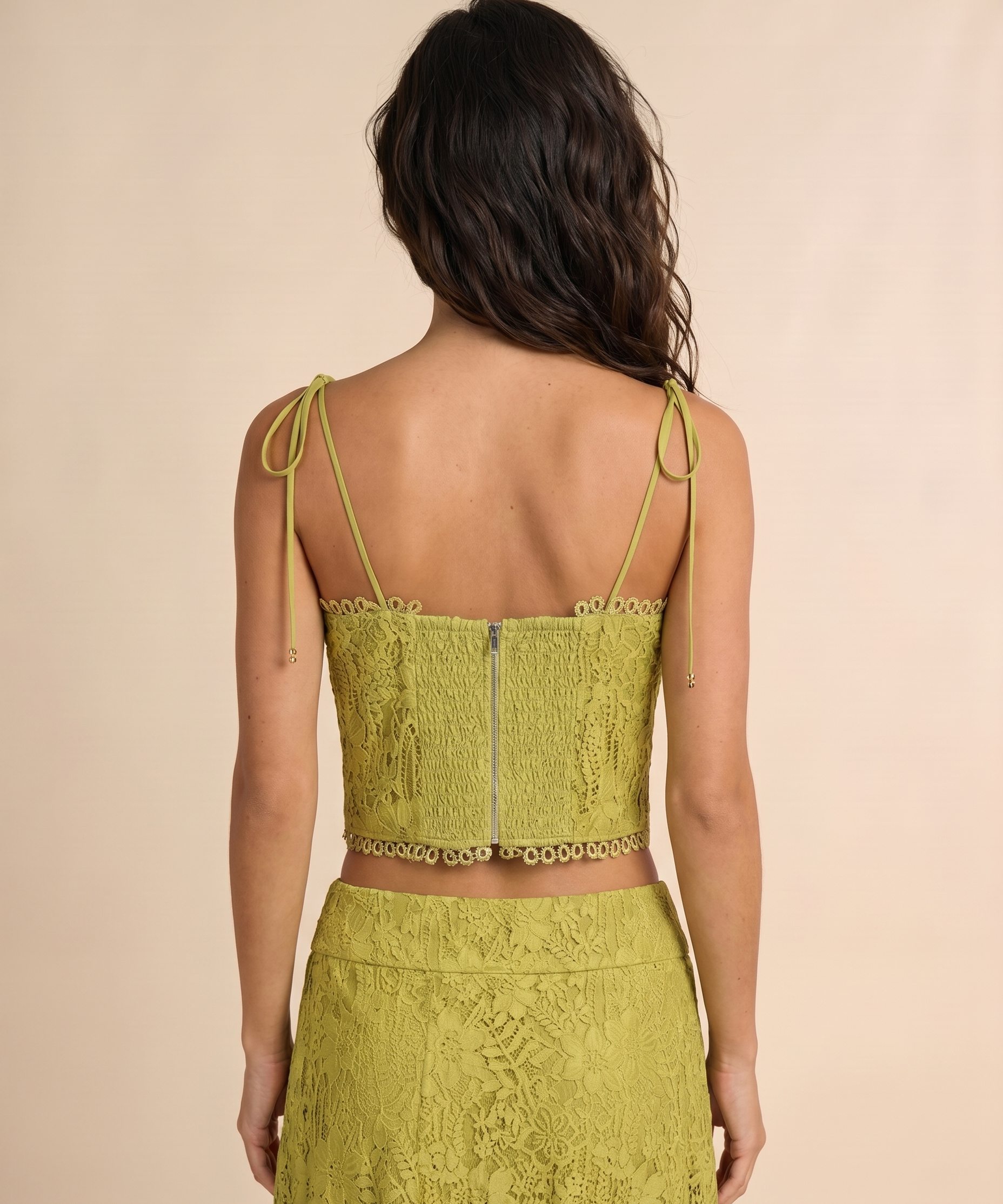 Serafina Lace Top – Elegant Lace Women's Blouse (detail view 2)