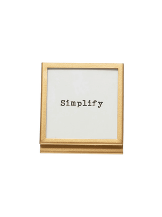 Simplify Gold Easel Frame