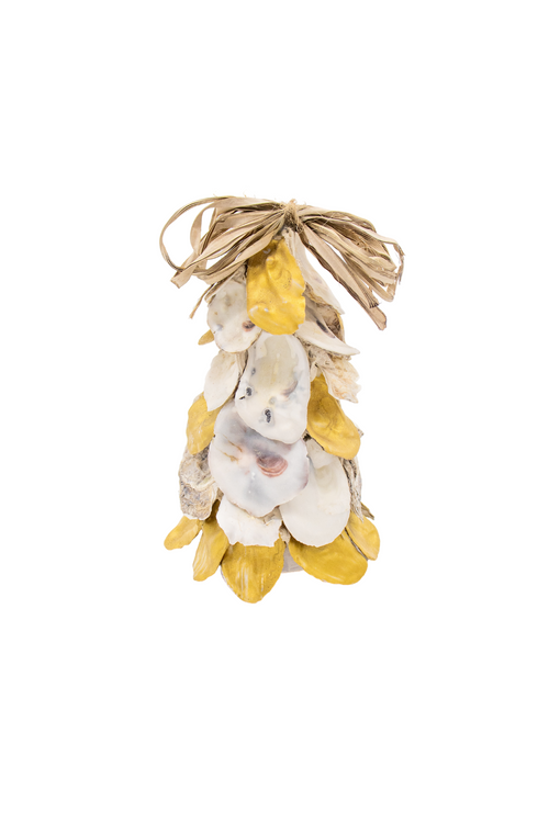Small Gold Oyster Shell Tree