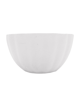 Small White Scalloped Bowl