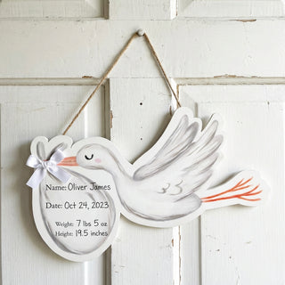 Stork Door Hanger