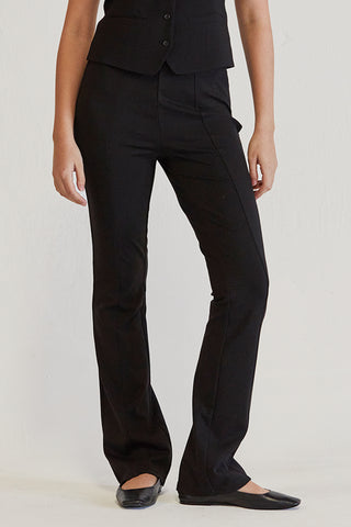 Stretch Knit Flare Pants