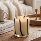 Striped Candle Jar