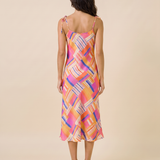 Sunset Mosaic Midi Dress