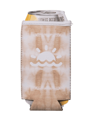 Tan Tie Dye Sun Koozie