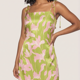 The Palm Bloom Mini Dress