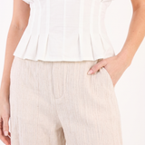 Sandbar Textured Wide Leg Pants