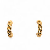 My Sister's Cottage | Waterproof | Twisted Hoop Earrings (detail view 4)