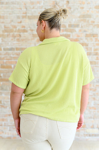 Ribbed Button Down