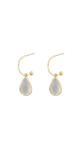 Glass Teardrop Earrings