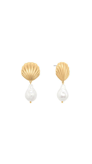 Shell Drop Earrings