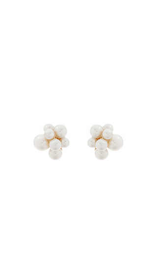 MOP Cross Dangle Earrings