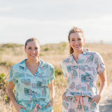 Charleston Scene Pajama Shorts