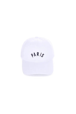 Paris Embroidered Baseball Cap