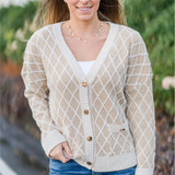 Front Pocket Button Down Sweater