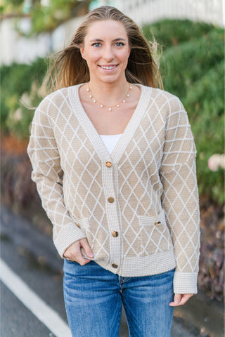 Front Pocket Button Down Sweater