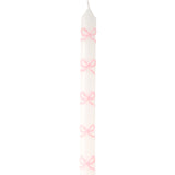 Bow Heart Taper Candles