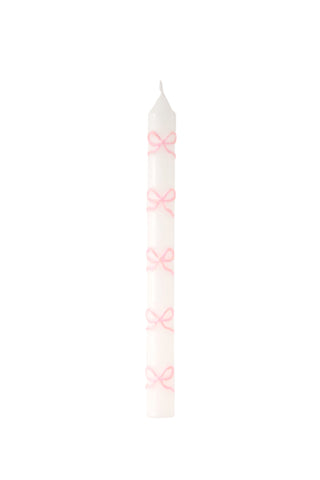 Bow Heart Taper Candles