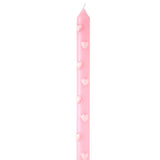 Bow Heart Taper Candles