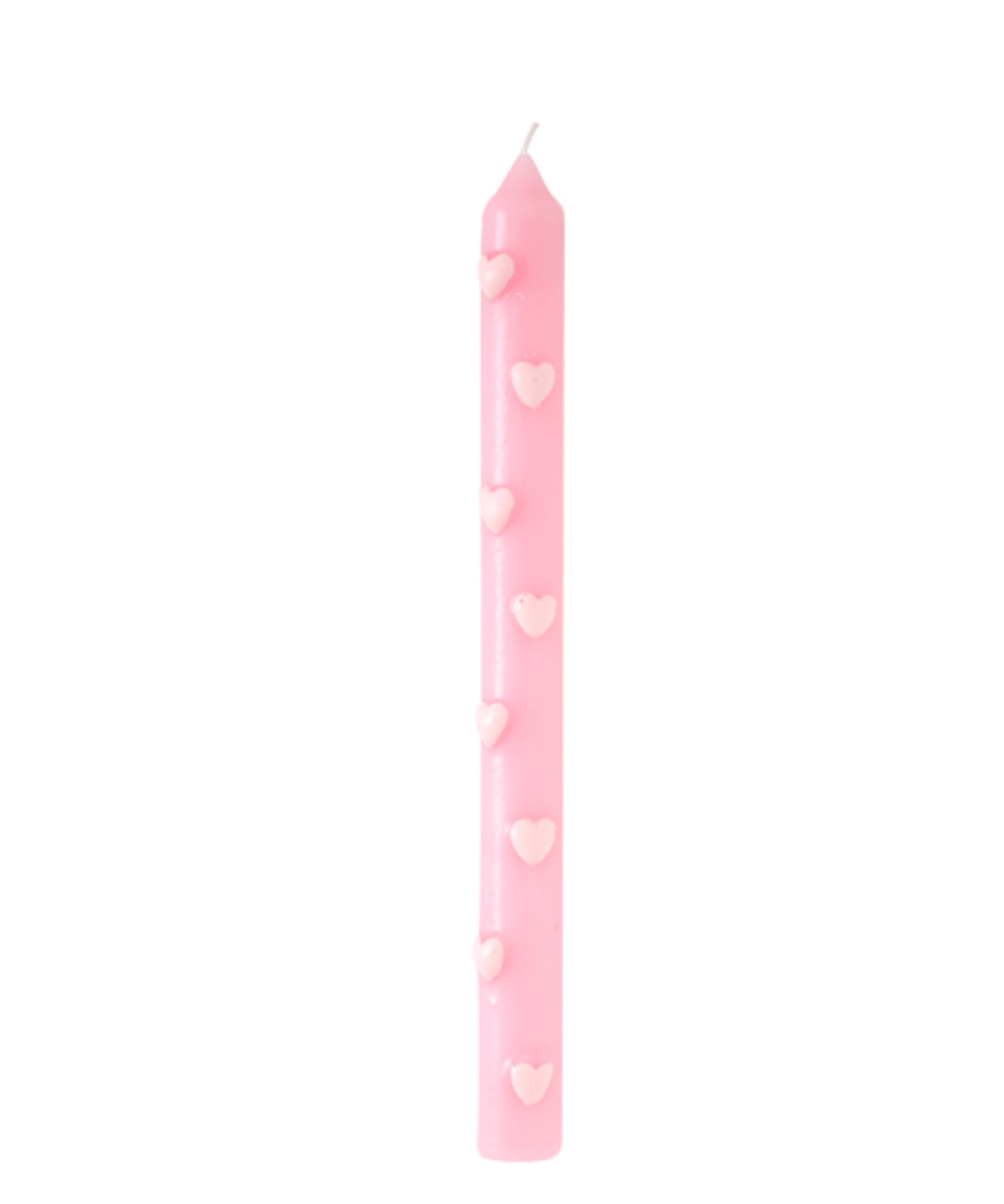 Bow Heart Taper Candles (detail view 2)