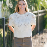 Cable Knit Sweater Top